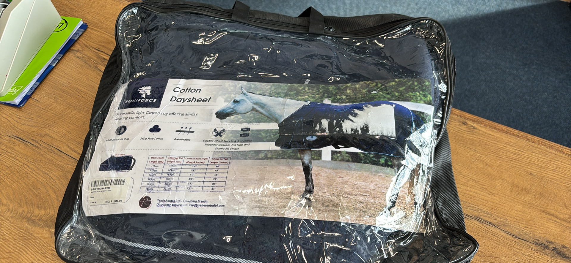 Equiforce Cotton Day Sheet